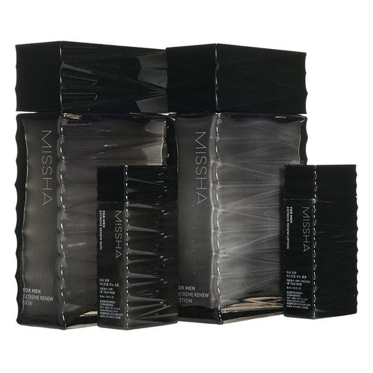 MISSHA - For Men Extreme Renew Set : Skin 120ml + 30ml + Lotion 120ml + 30ml - K-Beauty Vibe