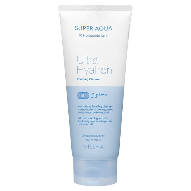 MISSHA - Super Aqua Ultra Hyalon Foaming Cleanser - K-Beauty Vibe