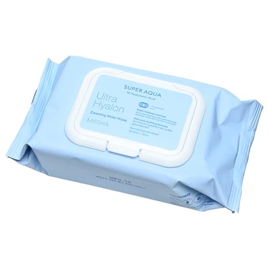 MISSHA - Super Aqua Ultra Hyalon Cleansing Water Wipes - K-Beauty Vibe