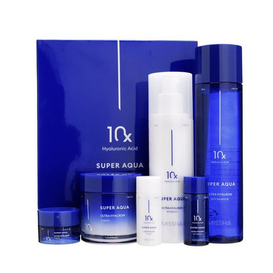 MISSHA - Super Aqua Ultra Hyalron 3-Piece Set - K-Beauty Vibe