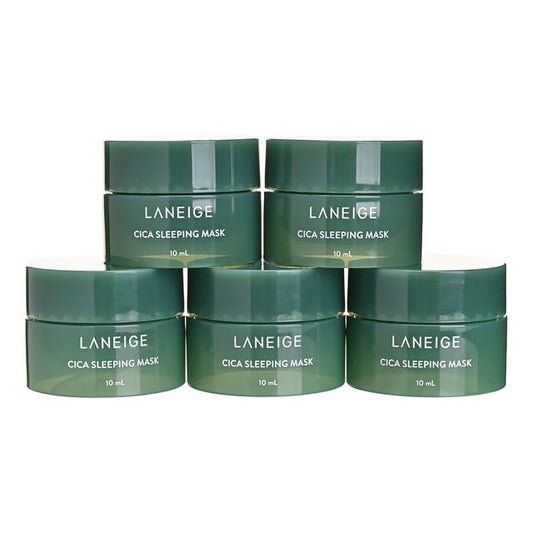 LANEIGE - Cica Sleeping Mask Mini Set 5 pcs - K-Beauty Vibe