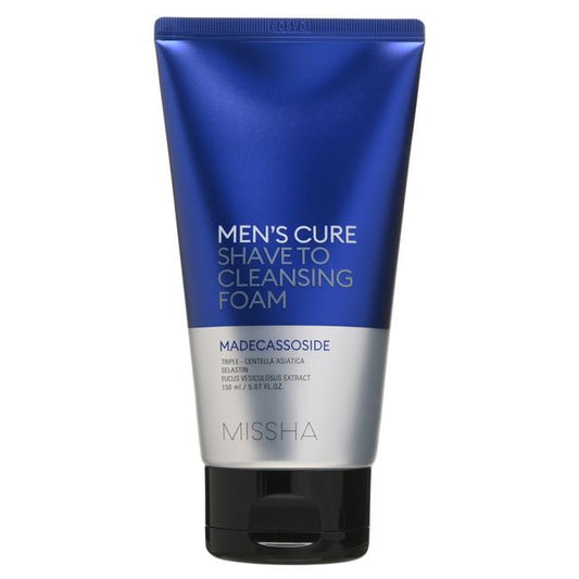 MISSHA - Men's Cure Shave To Cleansing Foam 150ml - K-Beauty Vibe