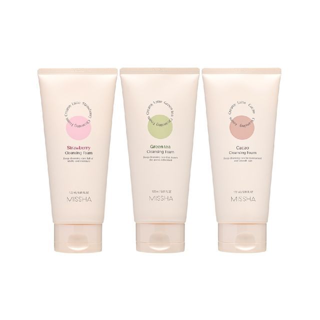 MISSHA - Creamy Latte Cleansing Foam - 3 Types - K-Beauty Vibe