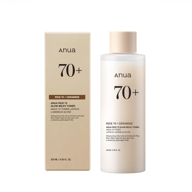 Anua - Rice 70 Glow Milky Toner - K-Beauty Vibe