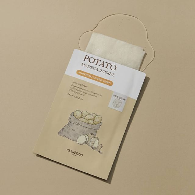 SKINFOOD - Potato Madecassoside Mask - K-Beauty Vibe