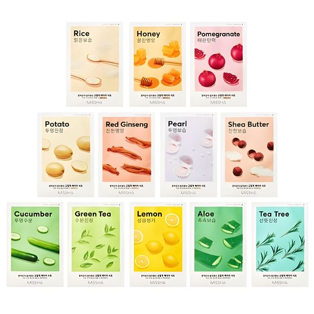 MISSHA - Airy Fit Sheet Mask (12 Types) - K-Beauty Vibe