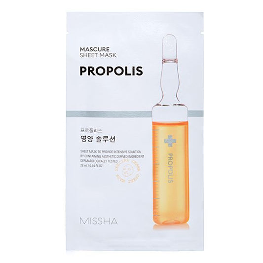 MISSHA - Mascure Propolis Sheet Mask 28ml 1pc - K-Beauty Vibe