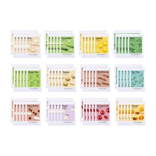 MISSHA - Airy Fit Sheet Mask Bundle Set - 12 Types - K-Beauty Vibe