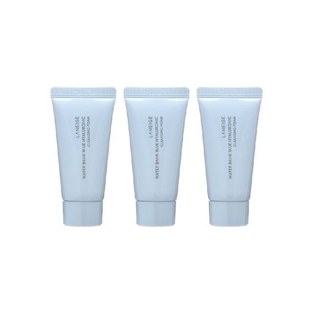 LANEIGE - Water Bank Blue Hyaluronic Cleansing Foam Mini Bundle Set - K-Beauty Vibe