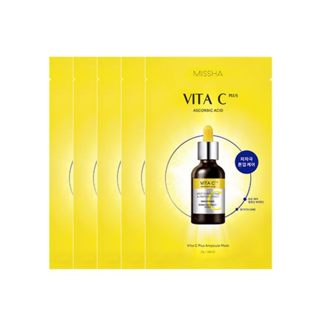 MISSHA - Vita C Plus Ampoule Mask Bundle Set - K-Beauty Vibe