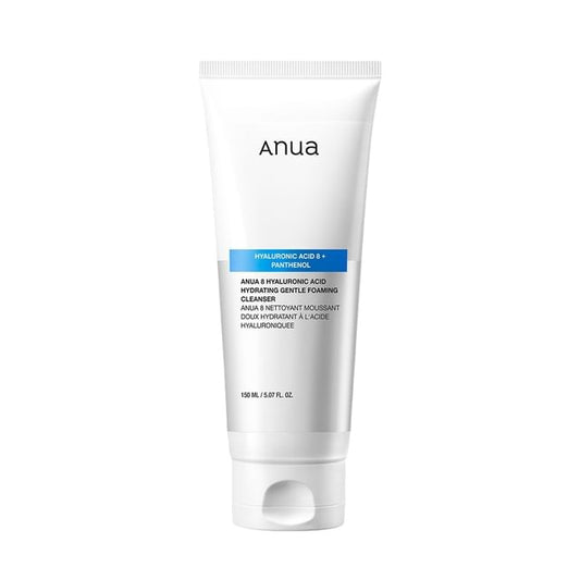 Anua - 8 Hyaluronic Acid Hydrating Gentle Foaming Cleanser - K-Beauty Vibe