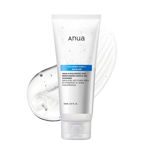Anua - 8 Hyaluronic Acid Moisturizing Gentle Gel Cleanser - K-Beauty Vibe