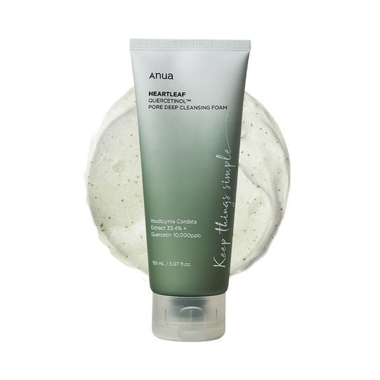 Anua - Heartleaf Quercetinol Pore Deep Cleansing Foam - K-Beauty Vibe