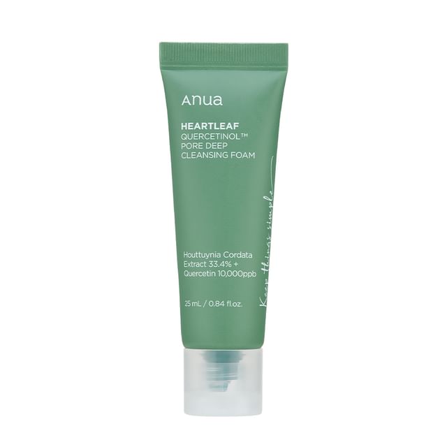 Anua - Heartleaf Quercetinol Pore Deep Cleansing Foam Mini - K-Beauty Vibe