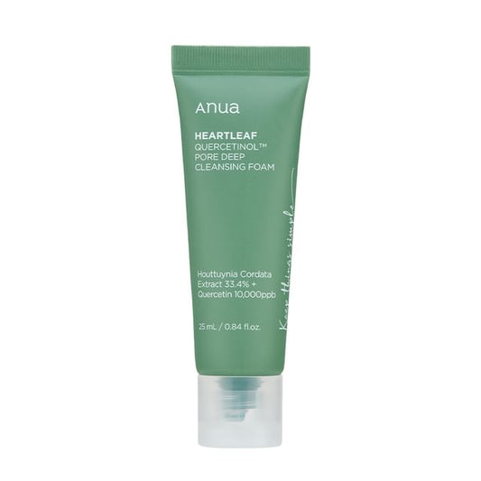 Anua - Heartleaf Quercetinol Pore Deep Cleansing Foam Mini - K-Beauty Vibe