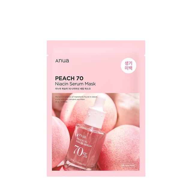 Anua - Peach 70 Niacin Serum Mask - K-Beauty Vibe