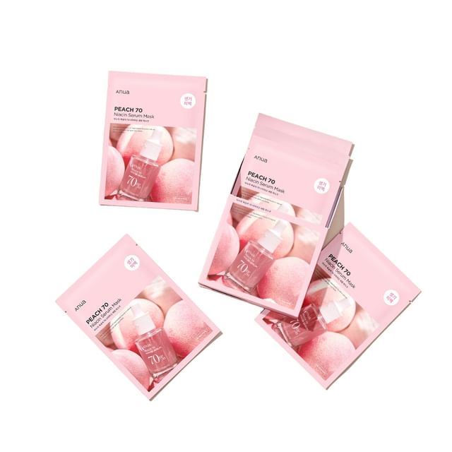 Anua - Peach 70 Niacin Serum Mask Set - K-Beauty Vibe