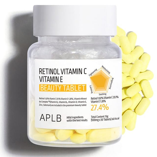 APLB - Retinol Vitamin C Vitamin E Beauty Tablet - K-Beauty Vibe