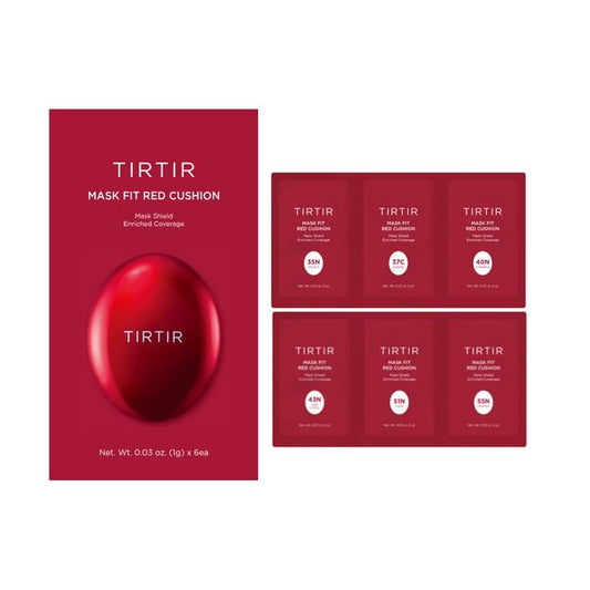 TIRTIR - Mask Fit Red Cushion 6 Shade Trial Kit - 5 Colors - K-Beauty Vibe